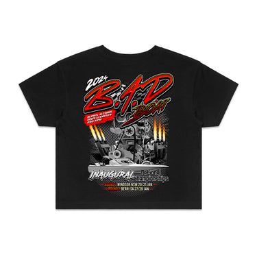 B.A.D Boat 2024 Event Ladies Crop Tee